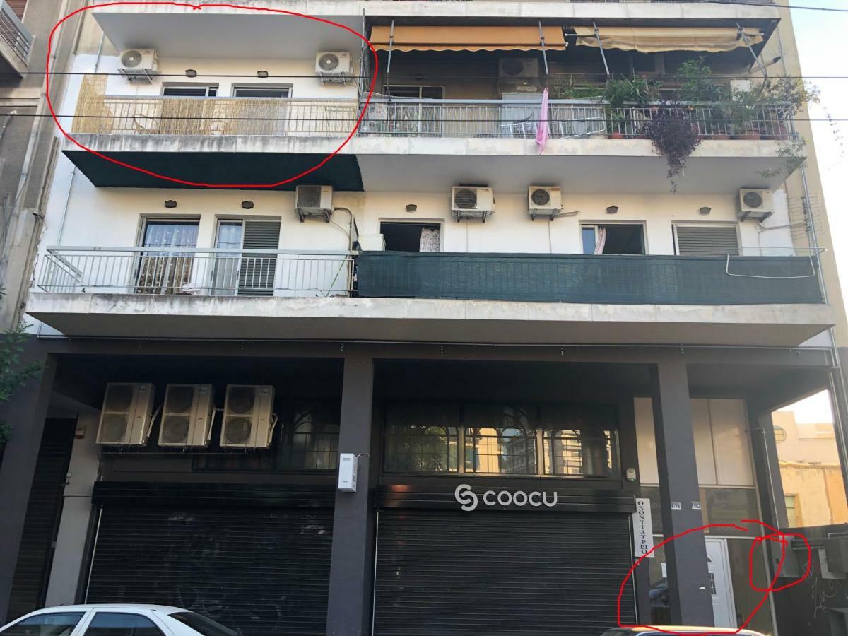 Metaxourgio Spacious Two Bedroom Apartment Atenas Exterior foto